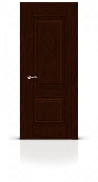 Дверь СИТИДОРС мод. Элеганс-1 глухая Шпон Ясень шоколад