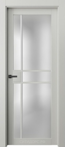 Дверь Офрам РОНДА-2 ст.Р5 со стеклом, эмаль белая