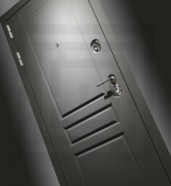 Дверь Лабиринт ПЛАТИНУМ 29 — ХОМС Серый софт рельеф