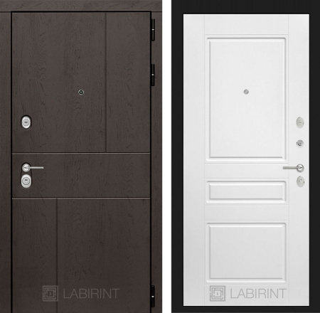 Дверь Лабиринт URBAN 03 — Белый софт
