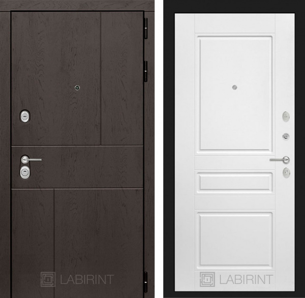Дверь Лабиринт URBAN 03 — Белый софт