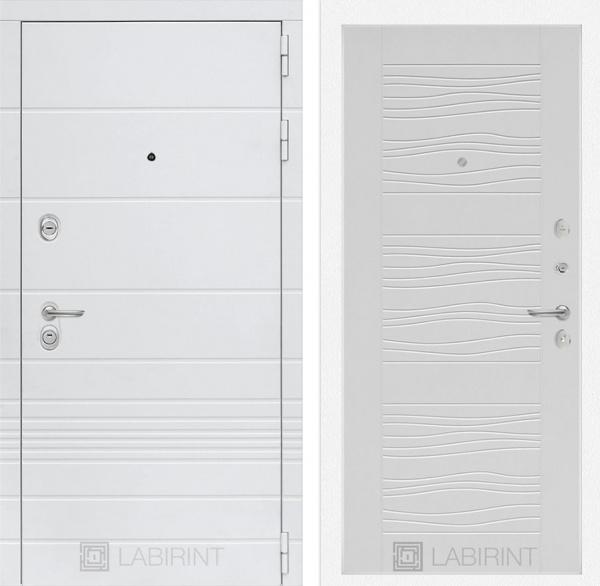 Дверь Лабиринт TRENDO 06 — Белое дерево