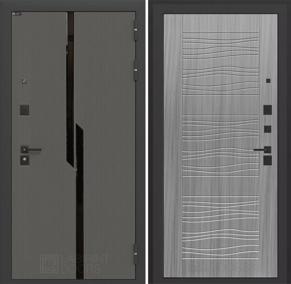 Дверь Лабиринт CARBON (Ю) 06 — Сандал серый